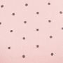 Cotton-blend Boat Neck Knotted Polka Dot Ruched Tank Top