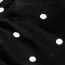 Satin Mid Rise Polka Dot Flared Maxi Skirt