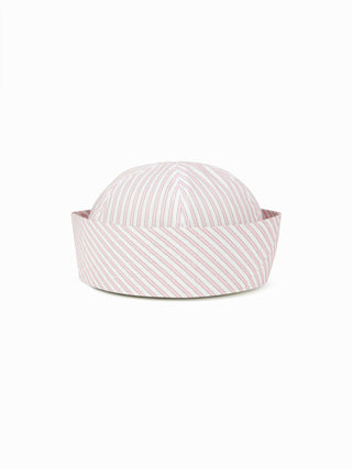 BOWKNOT STRIPED SAILOR HAT