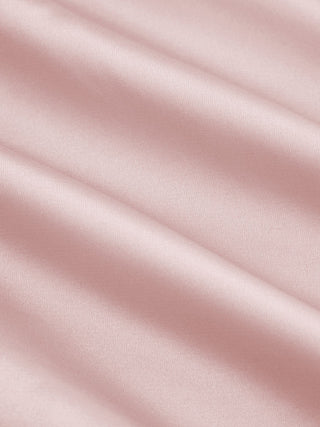 Satin Halter Neck Twist Knotted A-line Maxi Dress