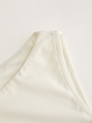 High Stretch Boat Neck Cut Out Slim Crop Tank Top