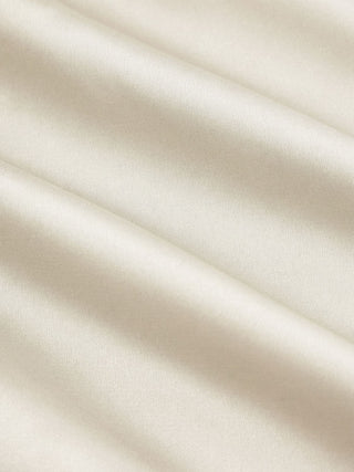 Satin Halter Neck Twist Knotted A-line Maxi Dress
