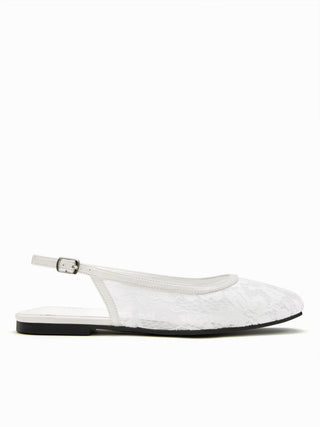 MESH SLINGBACK FLATS For Date Party/Clubbing Vacation