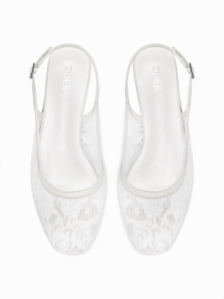 MESH SLINGBACK FLATS For Date Party/Clubbing Vacation