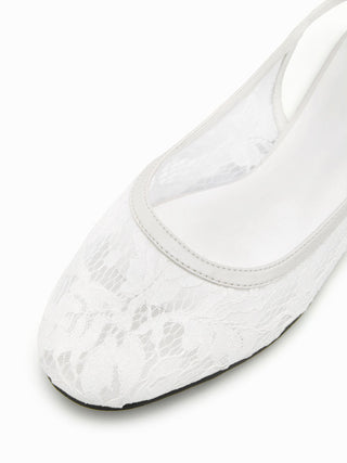 MESH SLINGBACK FLATS For Date Party/Clubbing Vacation