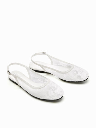 MESH SLINGBACK FLATS For Date Party/Clubbing Vacation