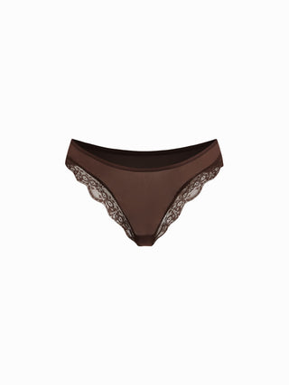 Low Rise Lace Trim Bikini Panty
