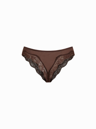 Low Rise Lace Trim Bikini Panty
