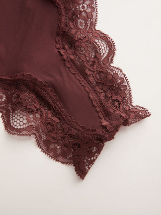 Low Rise Lace Trim Bikini Panty