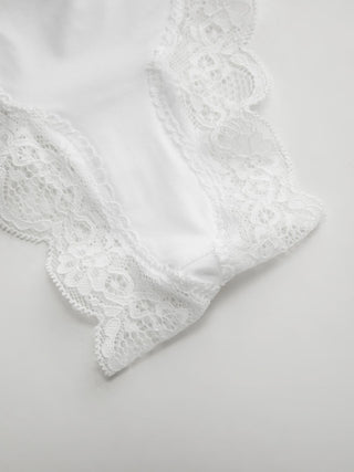 Low Rise Lace Trim Bikini Panty