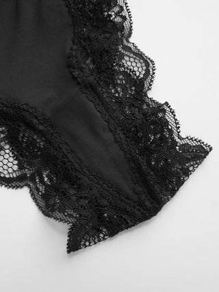 Low Rise Lace Trim Bikini Panty