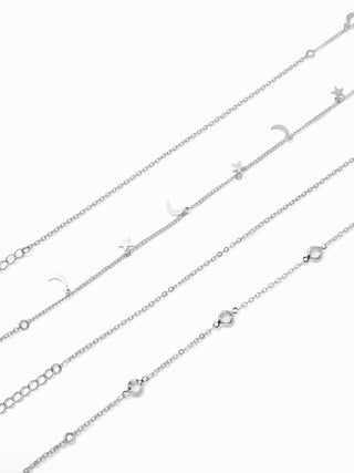 MOON & STAR & RHINESTONE WAIST CHAIN For Date Party/Clubbing Vacation