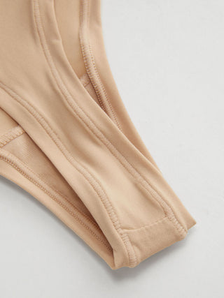 Jersey Low Rise Semi-transparent Slim Brief For Home