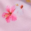 Floral Halter Neckline Tie Side Triangle Bikini Set With Cover Up Shorts