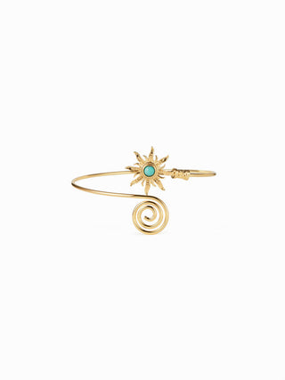 SUN & SPIRAL ARM CUFF
