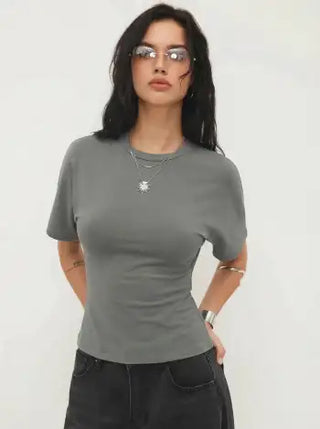Round Neckline Tee