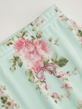Mesh Mesh Floral Bowknot Cami Top & Mid Rise Maxi Skirt Set For Vacation