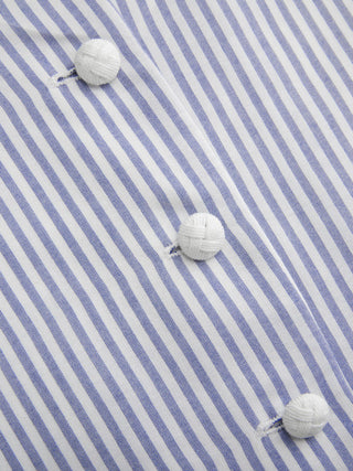 Linen-blend Linen-blend Braided Button Back Belt Square Neck Mini Dress For Daily Casual Work