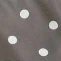 Satin Mid Rise Polka Dot Lace Trim A-line Midi Skirt