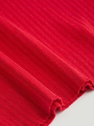 Knit Textured Polo Neck Vest