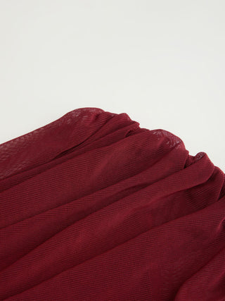 Knit Boat Neck Ruched Bolero Top