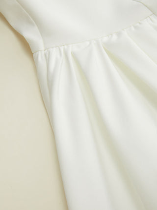 Boat Neck Backless Flared Maxi Dress