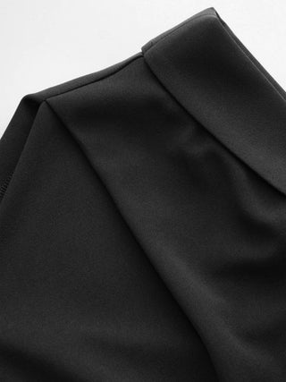 Jersey Boat Neck Ruched Crop Top