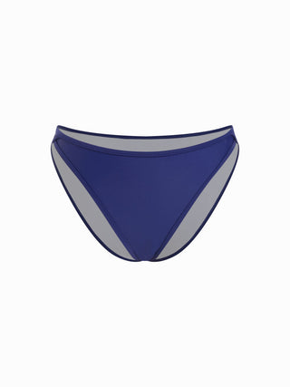 High Stretch Low Rise Binding Trim Cheeky Bikini Bottom