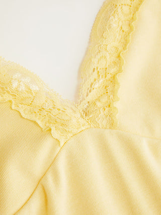 V-Neck Lace Trim Cami Top
