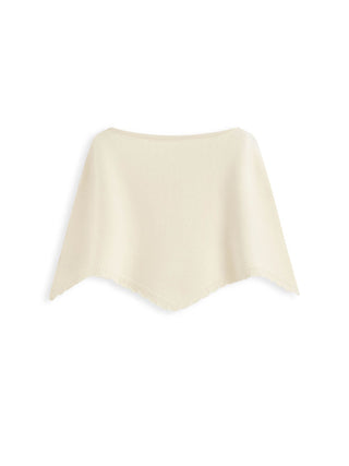Knit Boat Neck Cloak Top & Lettuce Trim Shorts Set