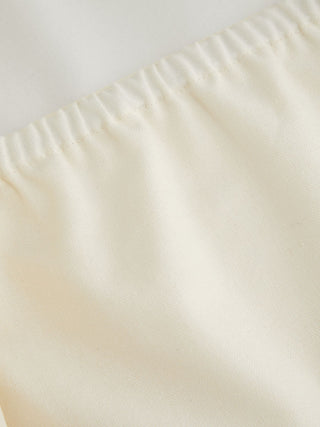 Linen-blend Halter Neckline Top & Mid Rise Shorts Set