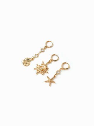 3PCS SHELL & STARFISH BIKINI CHARM For Party/Clubbing Vacation Beach