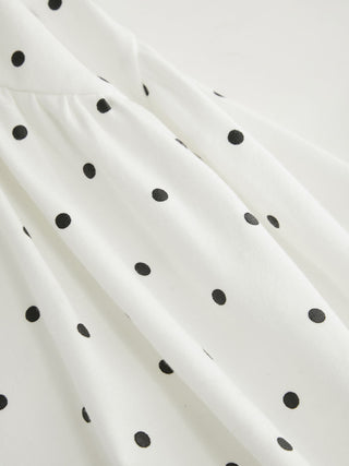 Scoop Neck Ruched A-line Midi Dress