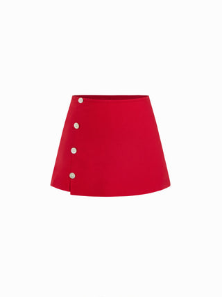 Linen-blend Linen-blend Halter Neck Ruched Top & Mid Rise Bodycon Mini Skirt Set For Daily Casual Vacation