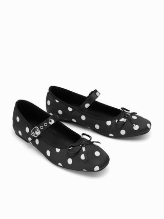 BOWKNOT POLKA DOT MARY JANE FLATS For Party/Clubbing Picnic