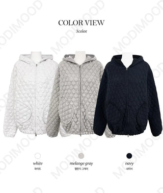 Diamond Mondu Hooded Zip-up - 3 colors