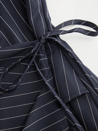 Stripe Boat Neck Asymmetrical Ruched A-line Mini Shift Dress