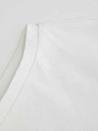 Cotton-blend Dachshund Graphic Asymmetrical Neck Oversized Tee