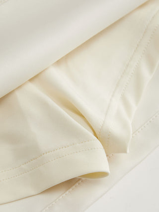 Satin Low Rise A-line Mini Skort