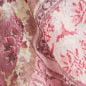 Chiffon Paisley Graphic V-neck Lace Panel Cami Blouse