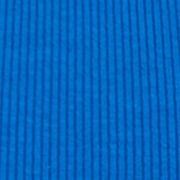 Cotton-blend High Stretch Boat Neck Ribbed Tank Top