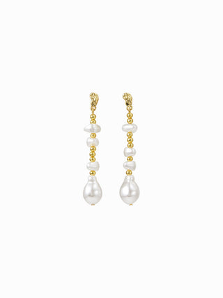 Artifical Pearl FAUX PEARL BEADED DROP EARRINGS  For Date Party/Clubbing Wedding