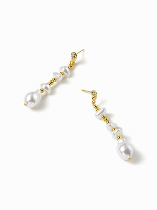 Artifical Pearl FAUX PEARL BEADED DROP EARRINGS  For Date Party/Clubbing Wedding