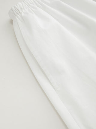 Chiffon Cotton-blend Mid Rise Lace Trim A-line Maxi Skirt For Daily Casual Vacation