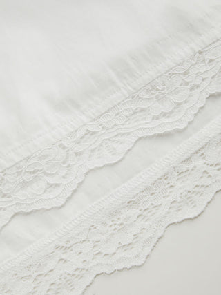 Chiffon Cotton-blend Mid Rise Lace Trim A-line Maxi Skirt For Daily Casual Vacation