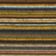 Knit V-neck Striped Flared Mini Dress