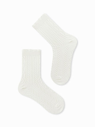 4 PAIRS CRIMPED TRIM CREW SOCKS SET