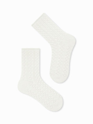 4 PAIRS CRIMPED TRIM CREW SOCKS SET