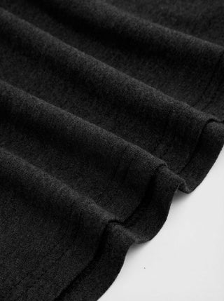 Viscose Scoop Neck Backless Short Sleeve Top