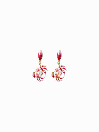 CRAB DROP EARRINGS